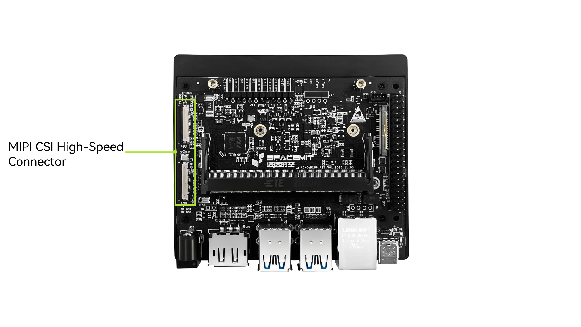 MIPI CSI high-speed connector diagram