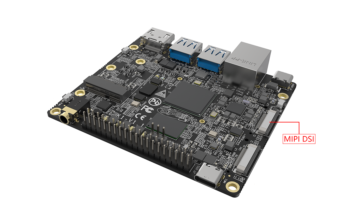 Figure 3 On-board MIPI DSI Interface of K1