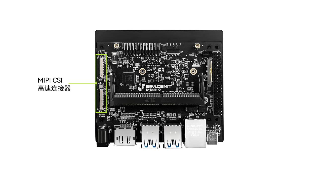 MIPI CSI 高速连接器示意图