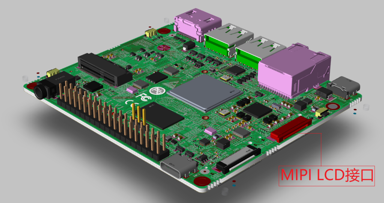 图3 K1板载MIPI DSI接口