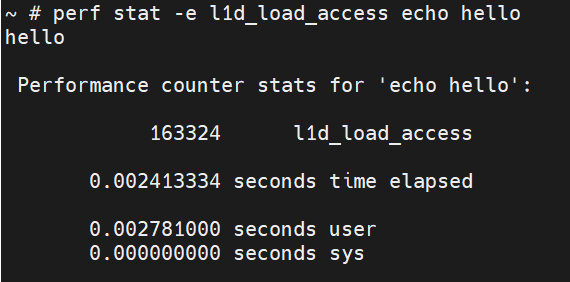 perf pmu-events example